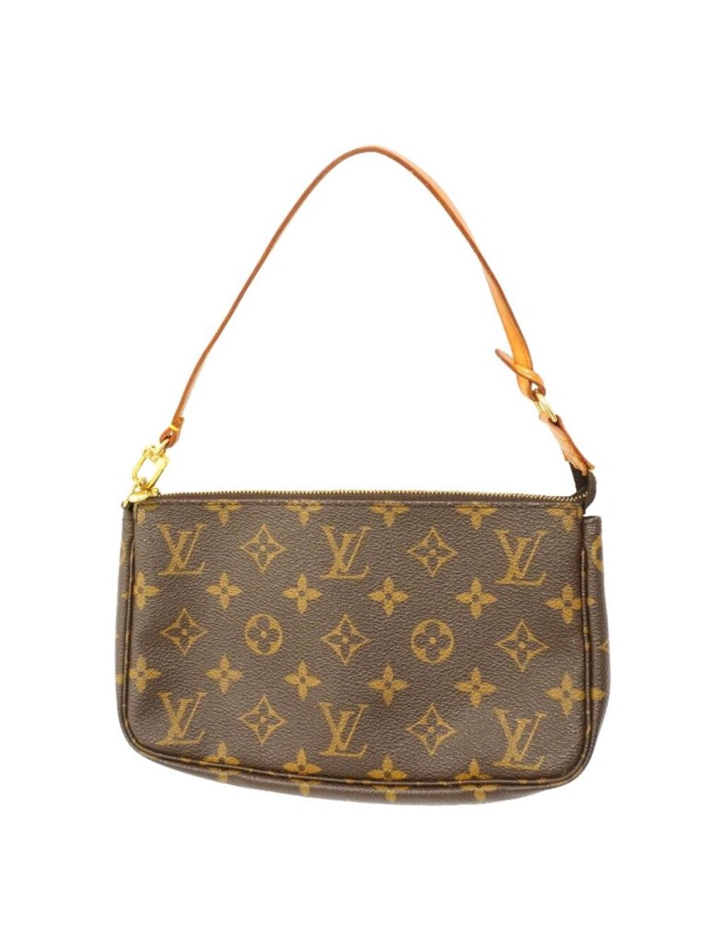 Louis Vuitton Pouch Monogram Pochette Accessoires Brown